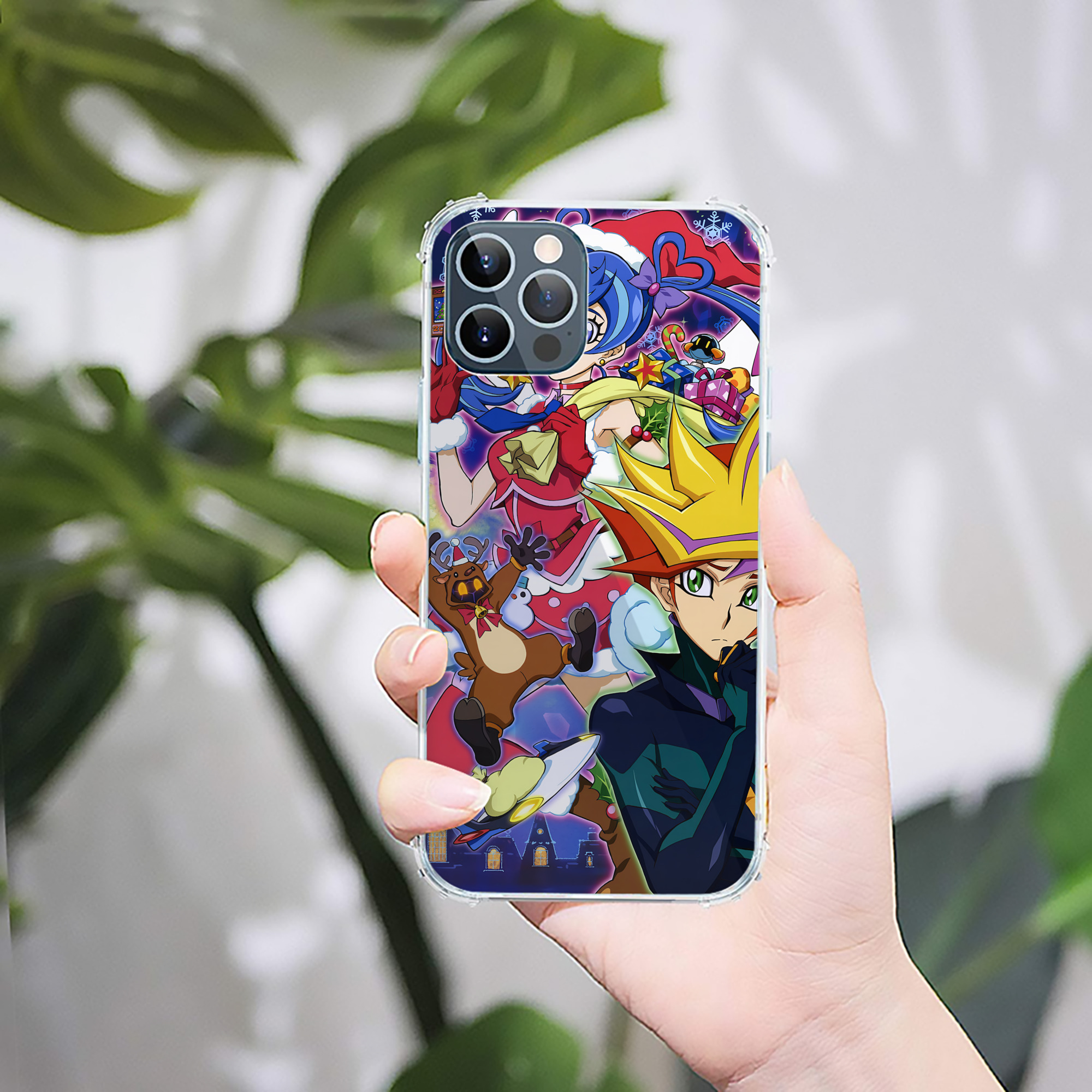 （画像用） 遊☆戯☆王 Yu-Gi-Oh! 【iPhone 12シリーズ対応】透明スマホケース（クリアソフトケース）